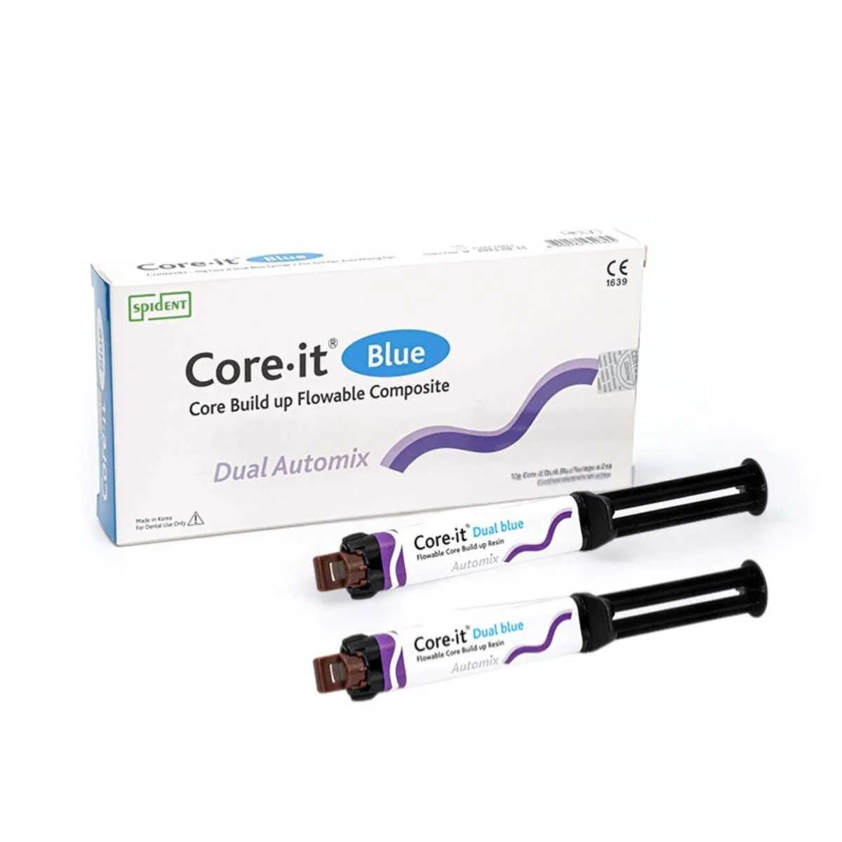 Spident Core It Dual-Cured Core Build-Up Resin Material - Blue